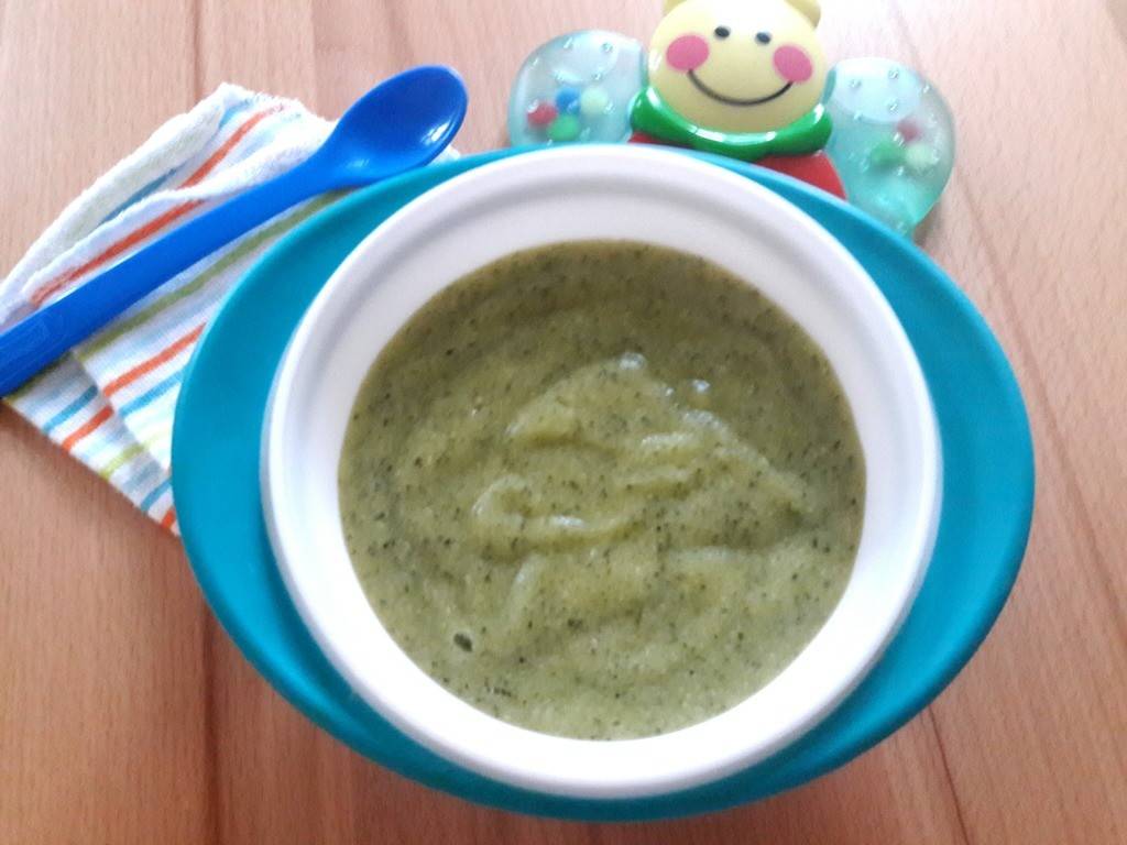 Zucchini-Kartoffel-Hühnchen-Babybrei