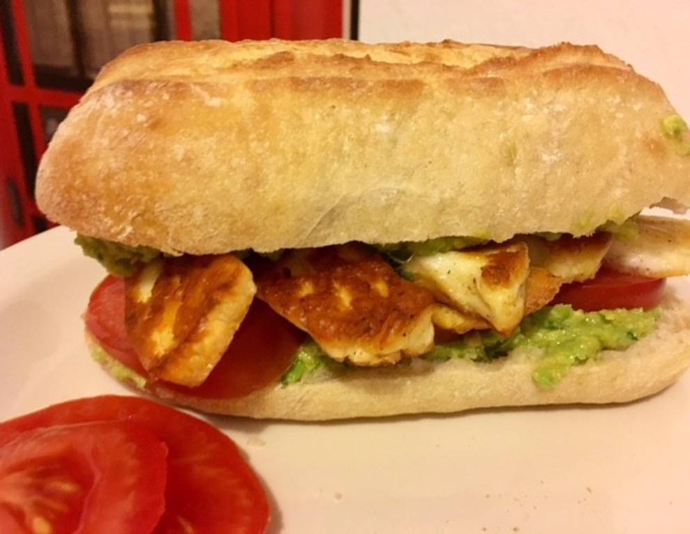 Halloumi-Burger Halloumi-Burger