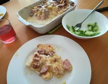 Ungarischer Kartoffelauflauf Ungarischer Kartoffelauflauf