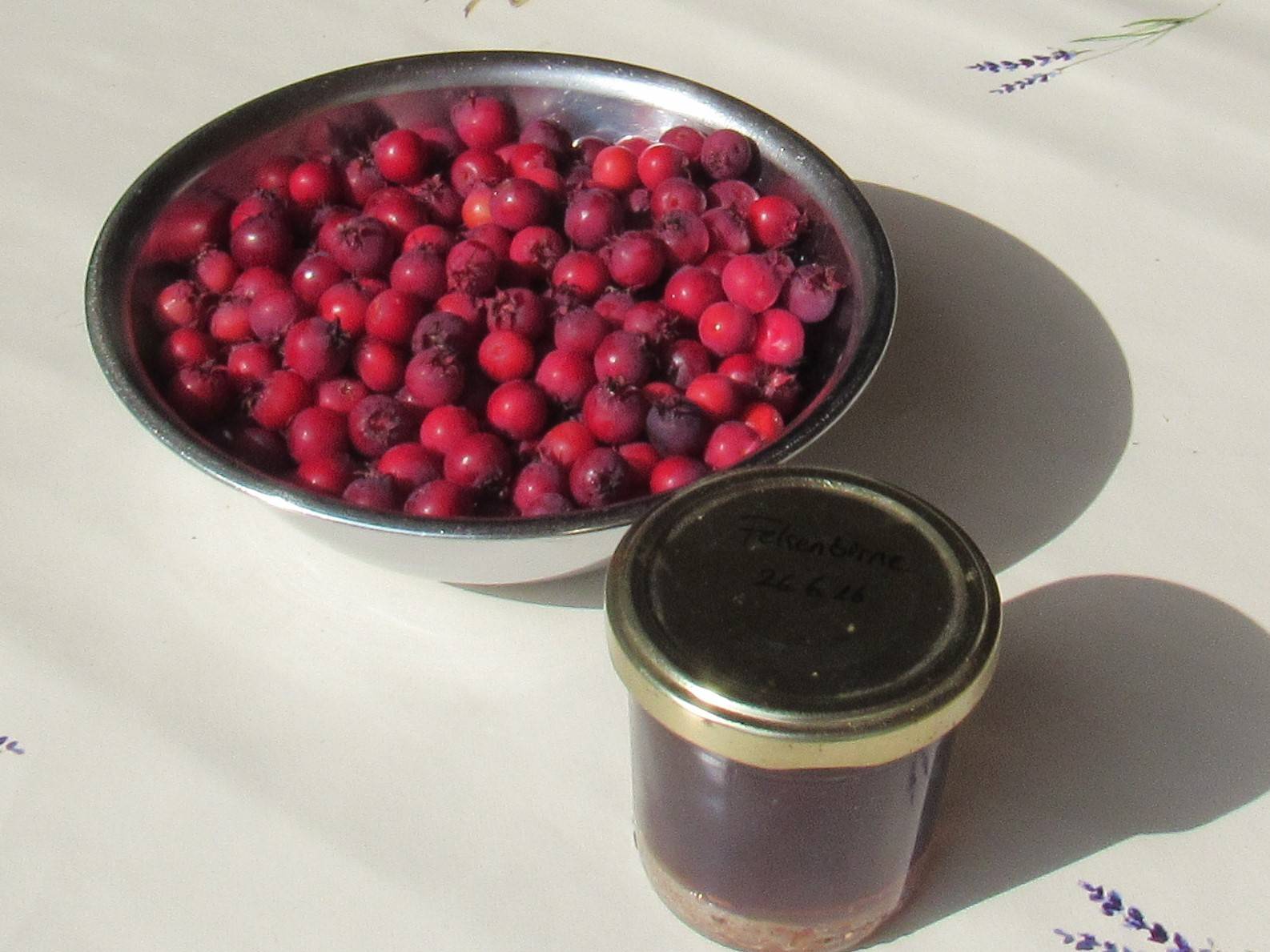 Apfel-Felsenbirnen-Marmelade