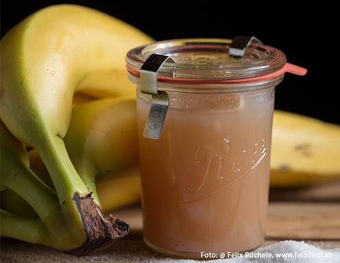 Bananenmarmelade mit Pfiff