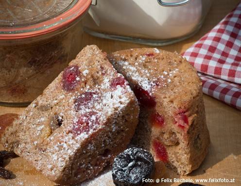 Schneller Früchtekuchen im Glas Rezept