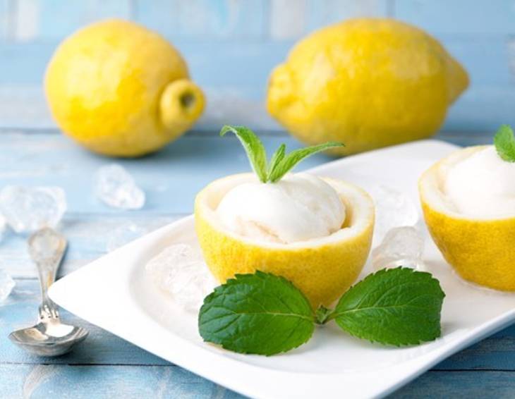 Zitronensorbet – Sorbetto di limone Zitronensorbet – Sorbetto di limone