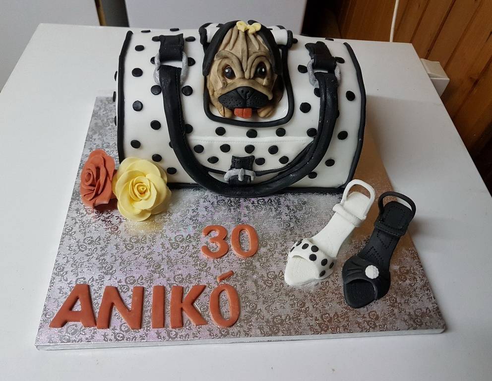 Handtaschen-Mops-Torte Handtaschen-Mops-Torte