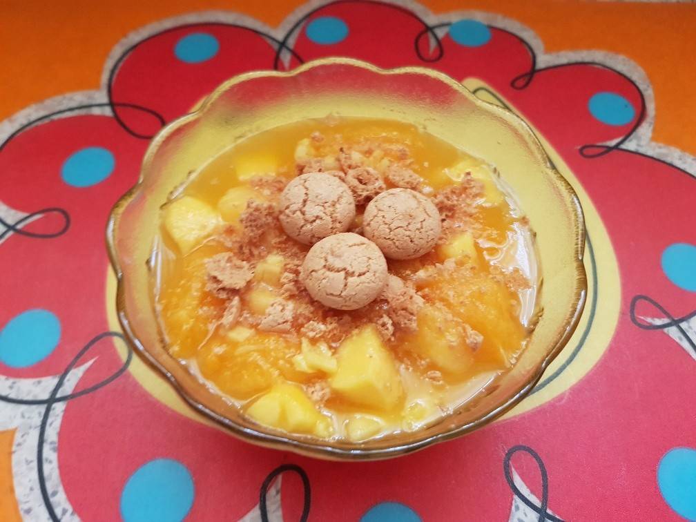 Marillen-Mango-Kaltschale mit Ingwer Rezept - ichkoche.ch Marillen-Mango-Kaltschale mit Ingwer Rezept - ichkoche.ch