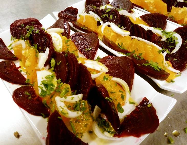 Rote Rüben-Orangen-Salat Rote Rüben-Orangen-Salat