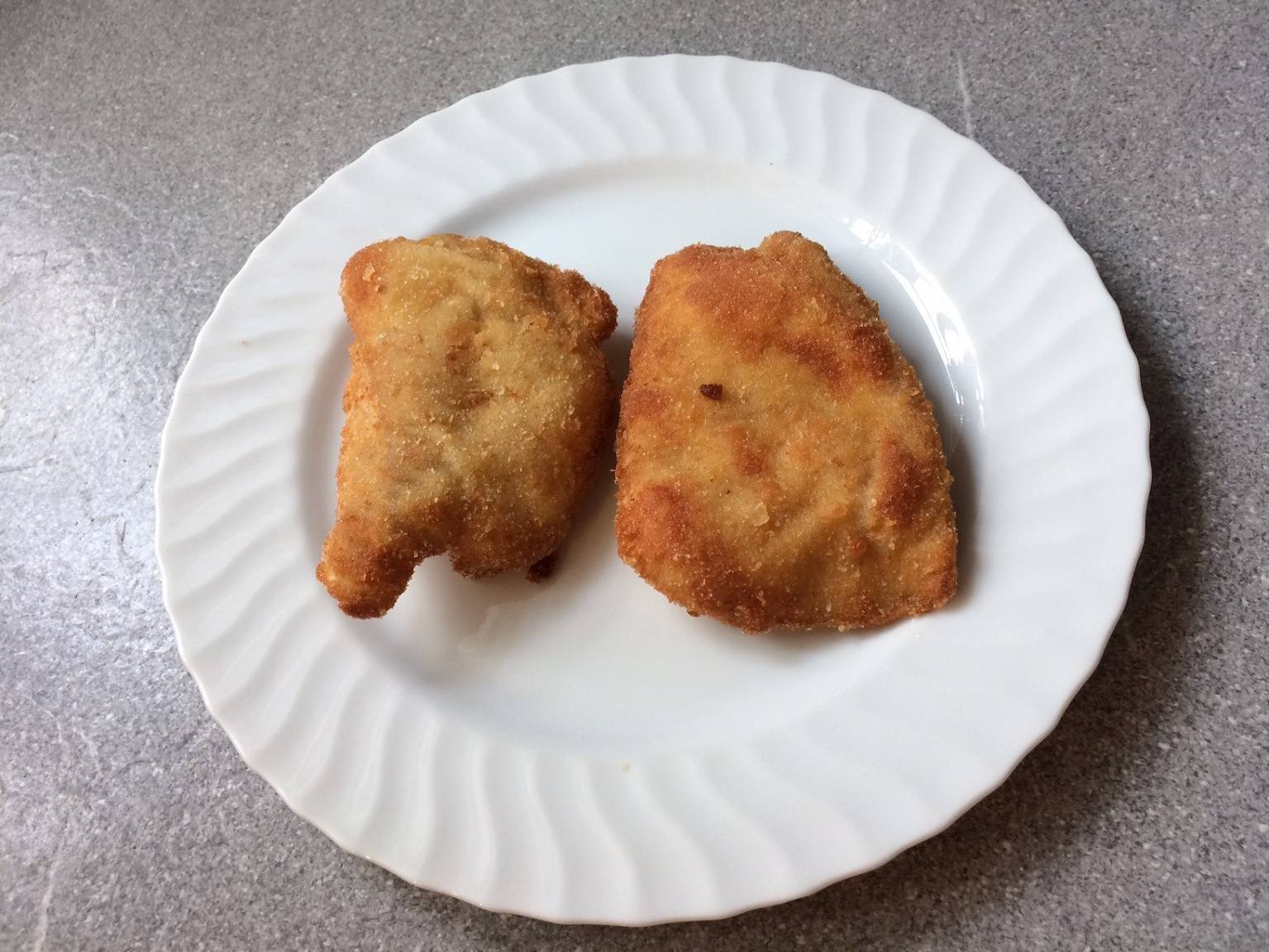 Gebackene Welsfilets
