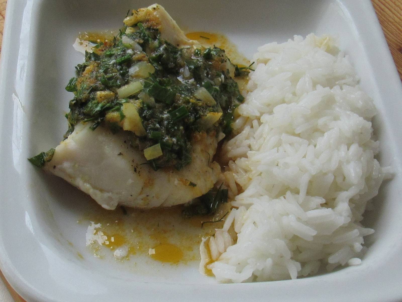 Fisch mit Kräuterkruste