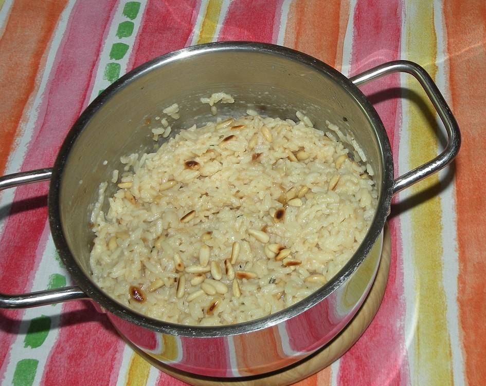 Pinienkern-Risotto