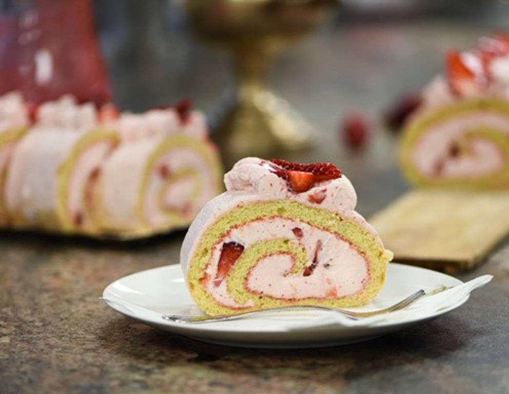 Erdbeerroulade Erdbeerroulade