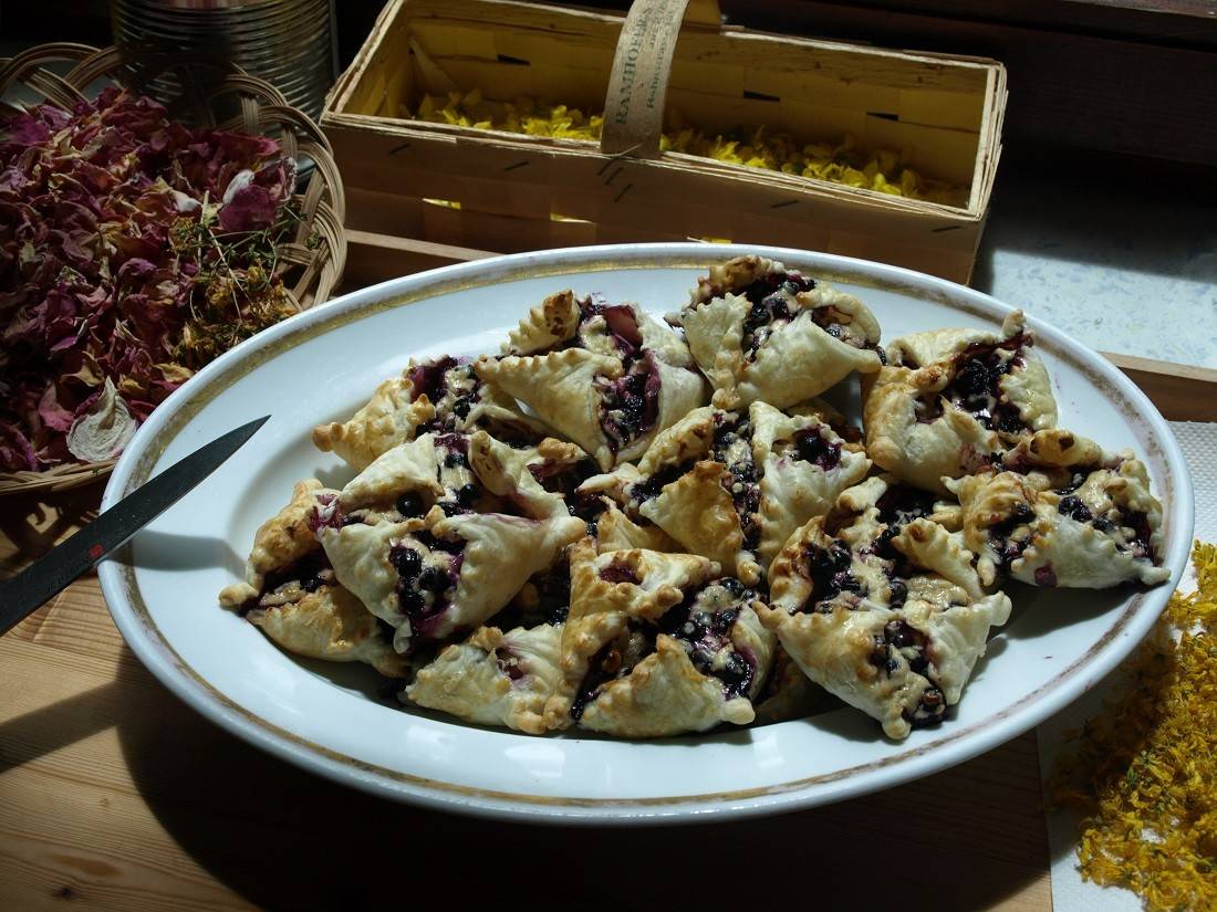 Heidelbeer-Topfengolatschen Heidelbeer-Topfengolatschen