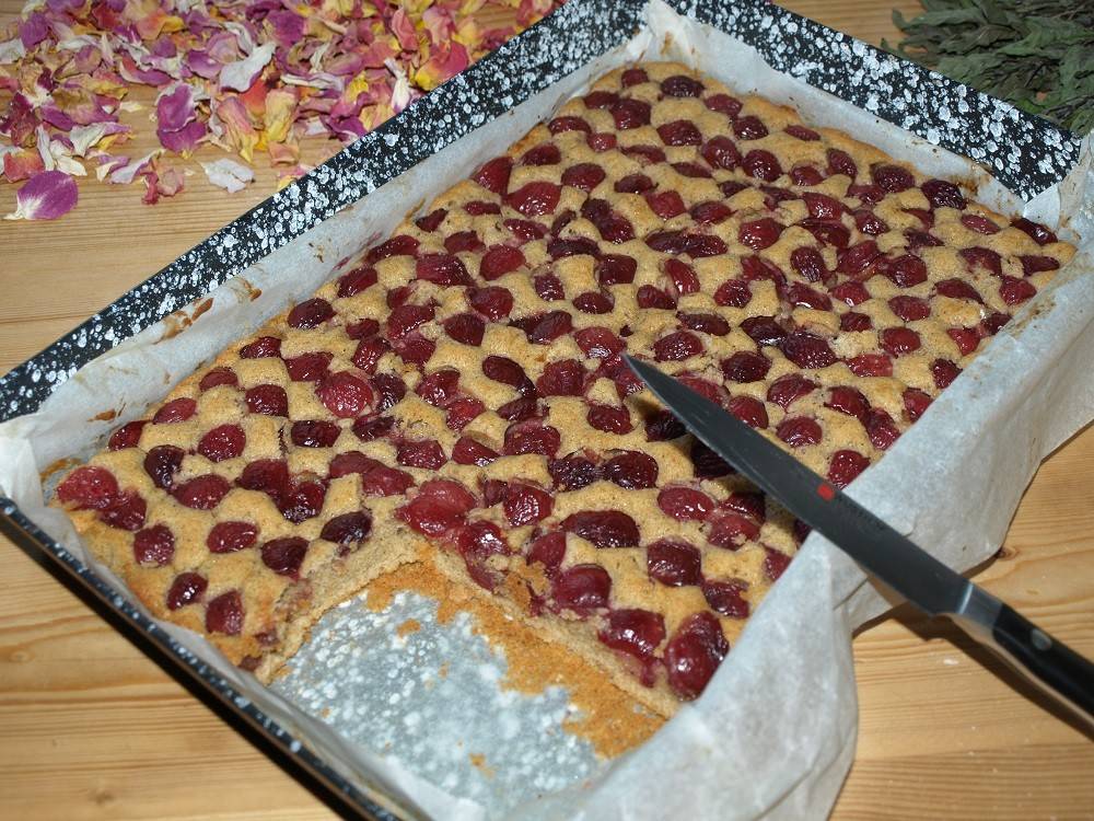 Einfacher Kirschenkuchen Rezept