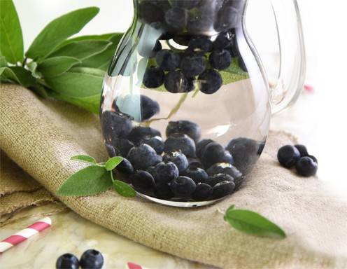 Heidelbeer-Salbei-Infused Water Rezept