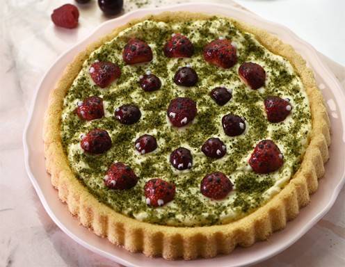 Erdbeer-Marienkäfer-Kuchen