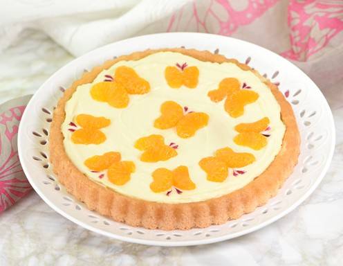 Mandarinen-Schmetterlings-Kuchen