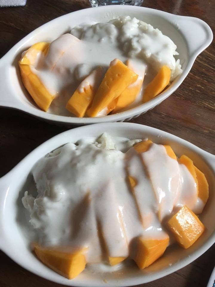 Kokosmilchreis mit frischer Mango