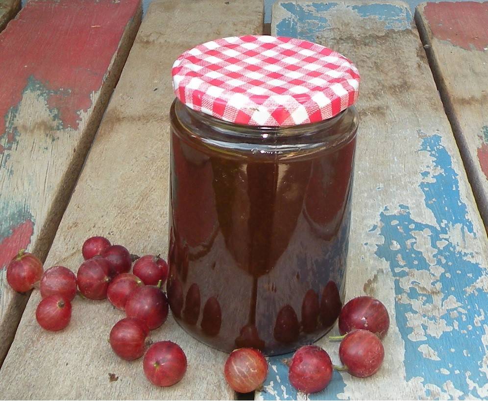 Stachelbeer-Ingwer-Marmelade