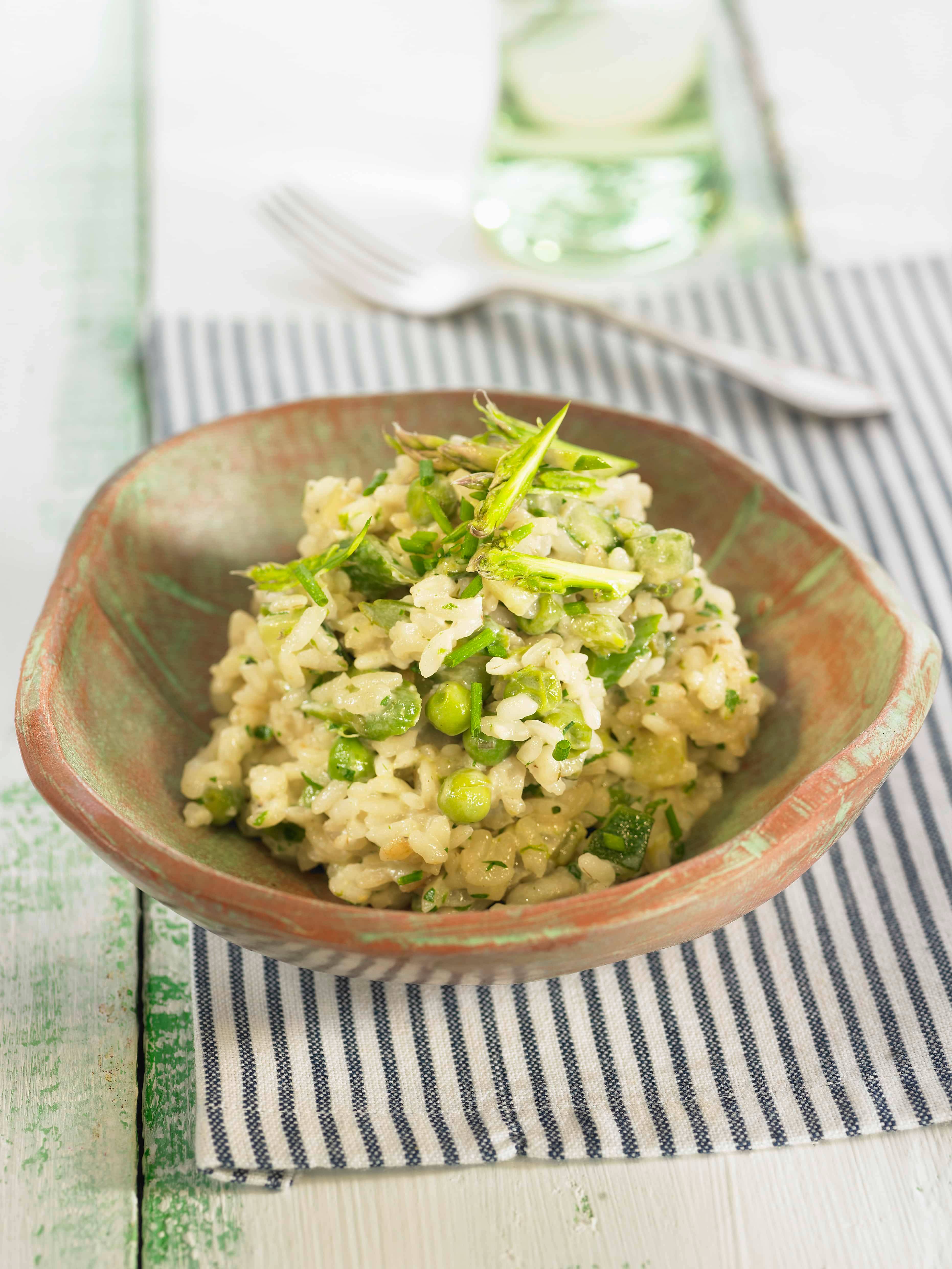 Grünes Risotto mit Sellerie, Fenchel und Zucchini Rezept