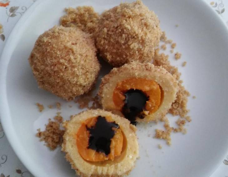 Marillenknödel mit Schokolade Marillenknödel mit Schokolade