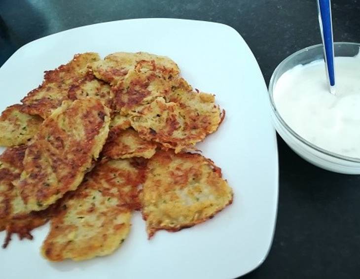 Zucchinipuffer Zucchinipuffer