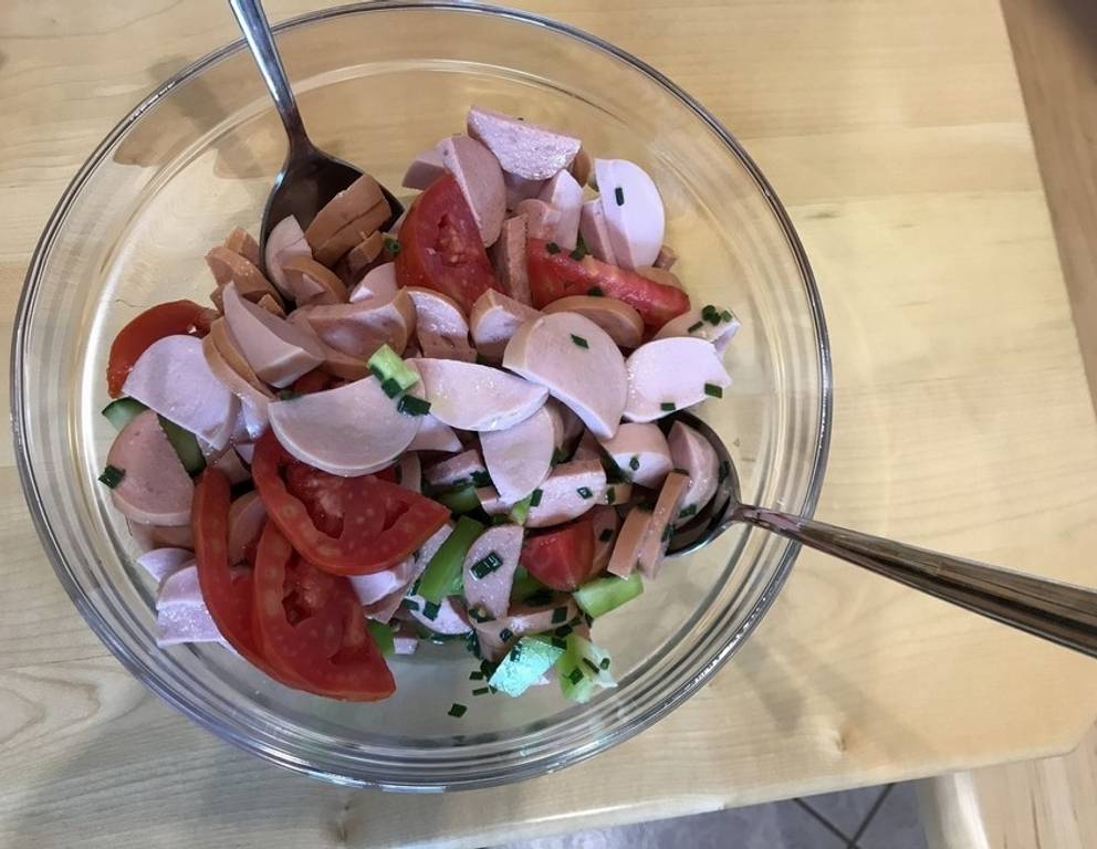 Bunter Wurstsalat Bunter Wurstsalat