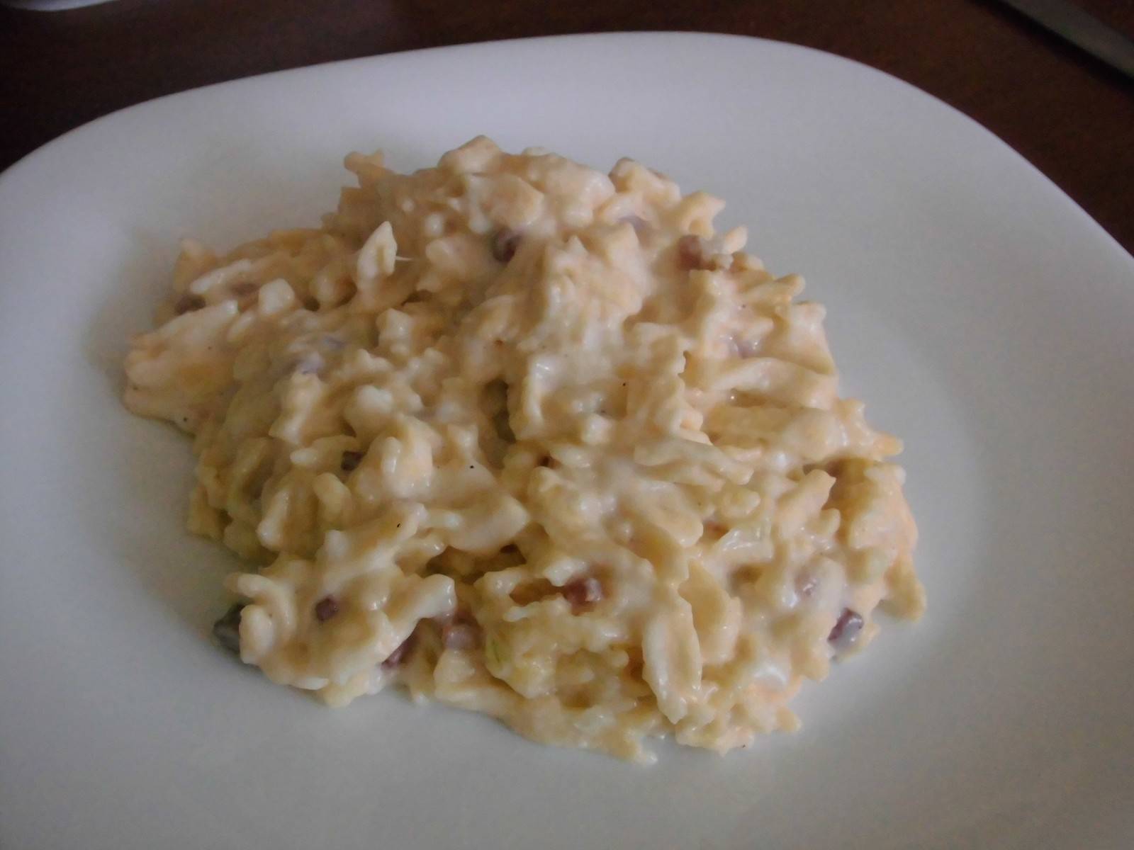 Cremige Käsespätzle mit Geselchtem