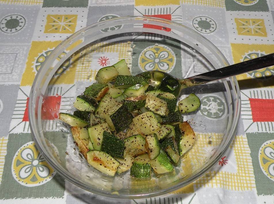 Zucchini mit Knoblauch
