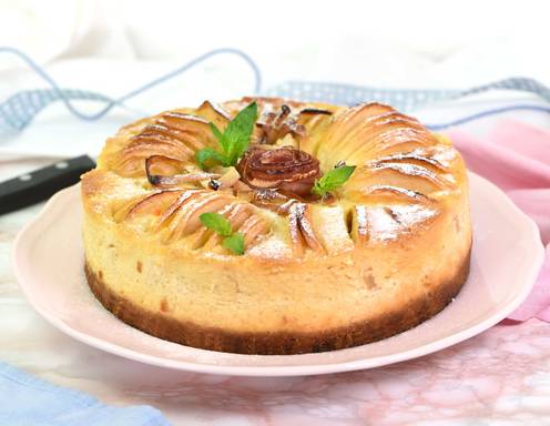 Apfelspiralen-Cheesecake Rezept