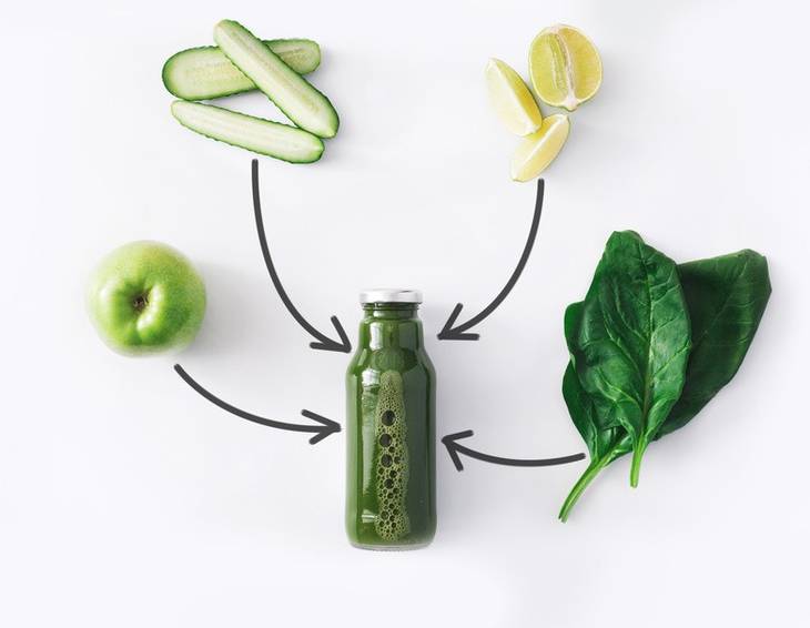 Gurken-Spinat-Smoothie Gurken-Spinat-Smoothie