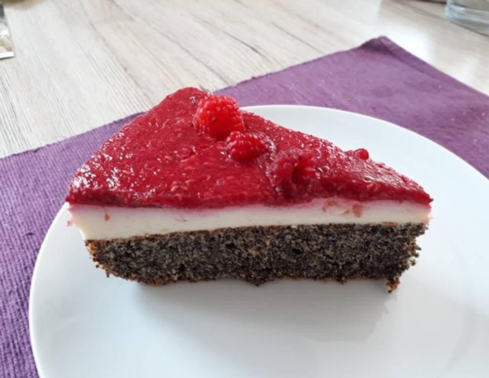 Himbeer-Mohn-Torte Himbeer-Mohn-Torte