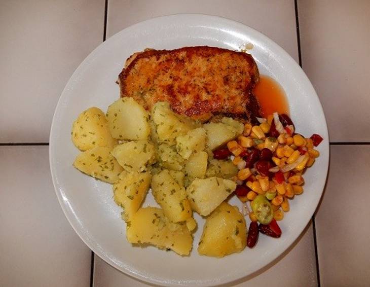 Gegrillte Jungschwein-Koteletts Gegrillte Jungschwein-Koteletts