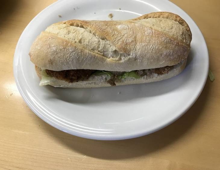 Fleischlaberl Sandwich