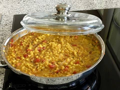 Linsen mit Zwiebeln - Urad Dal