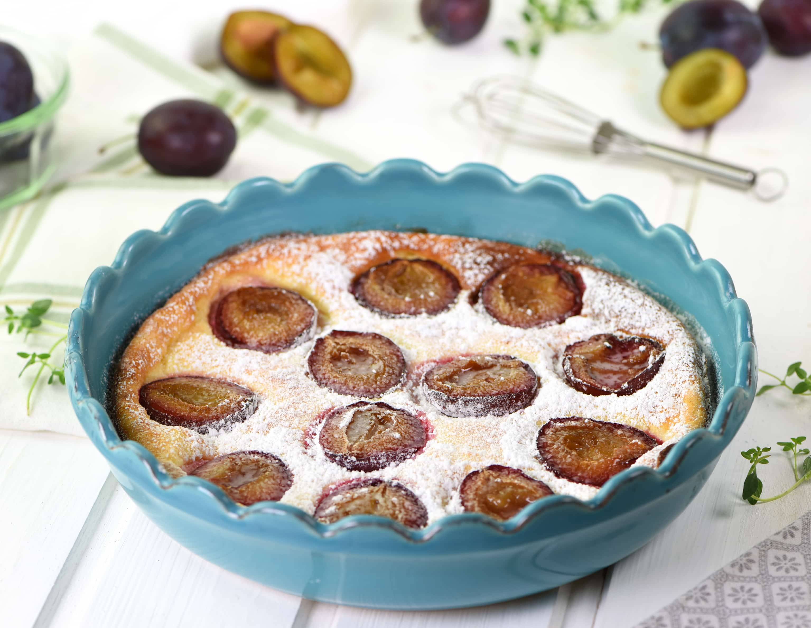 Topfenauflauf mit Zwetschken Rezept
