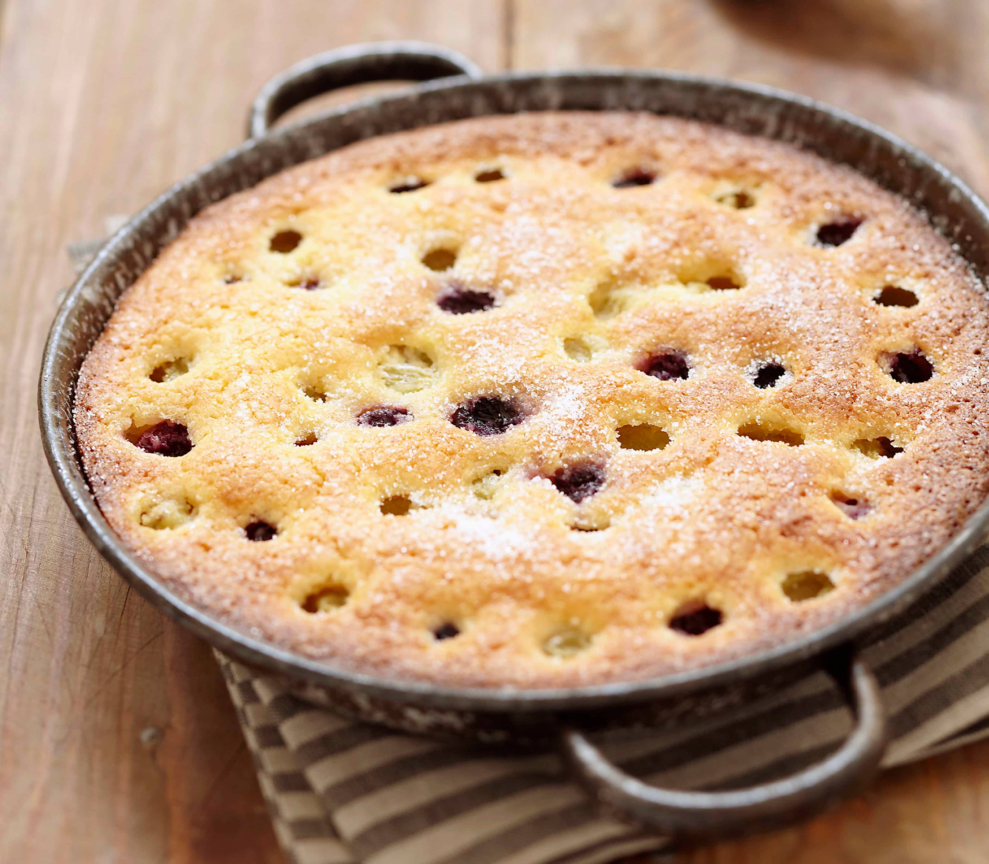 Mandelkuchen mit Weintrauben Rezept