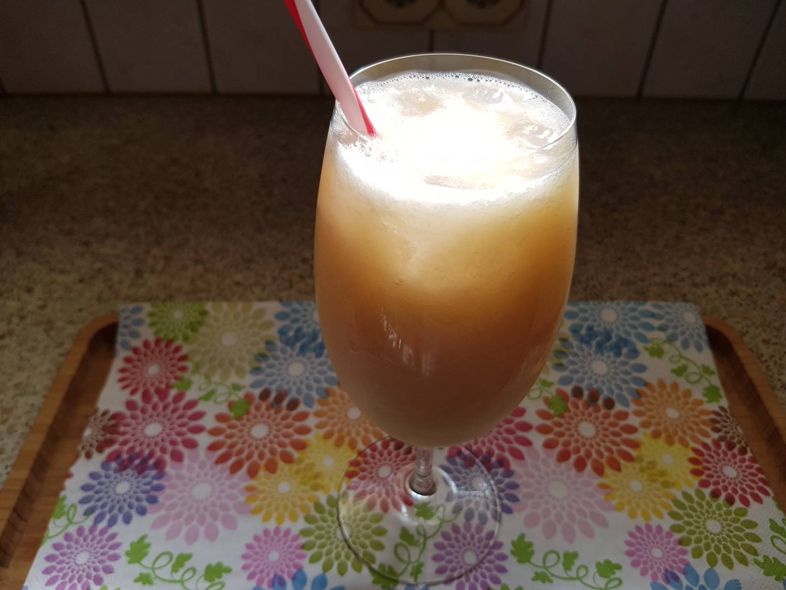 Pfirsich-Melonen-Cocktail