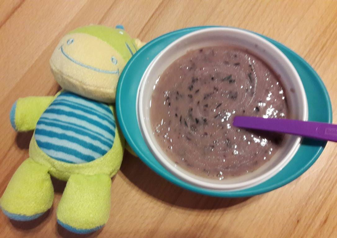 Heidelbeeren-Grießbrei Rezept - ichkoche.de