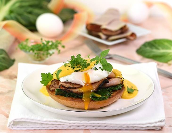 Herbstliche Eggs Benedict Herbstliche Eggs Benedict