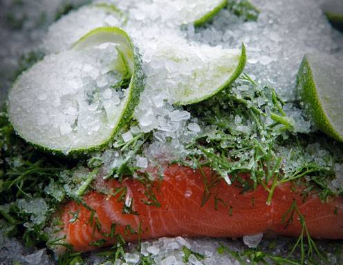  Caipirinha gebeizte Lachs-Wraps mit Avocadocreme Rezept
