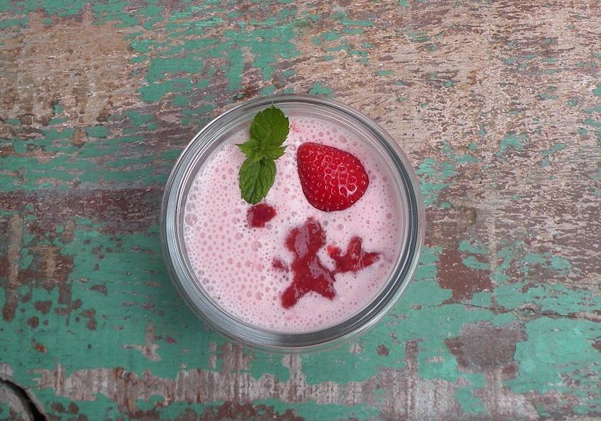 Joghurtcreme mit Erdbeeren Rezept - ichkoche.at Joghurtcreme mit Erdbeeren Rezept - ichkoche.at