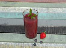 Erdbeer-Heidelbeersmoothie