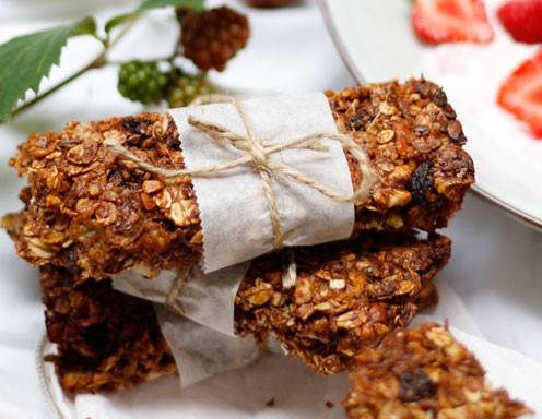Schoko-Gewürz-Müsliriegel Rezept
