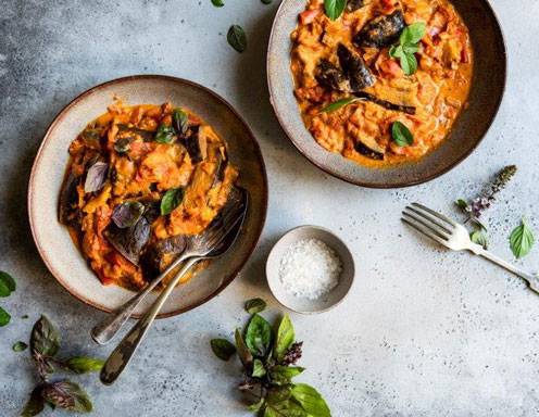 Tahini-Auberginen-Eintopf Rezept