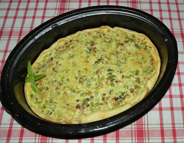 Lauchkuchen Lauchkuchen