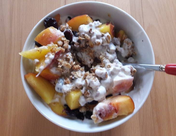 Pfirsichmüsli Pfirsichmüsli