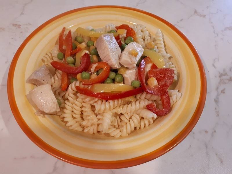 Huhn-Gemüse-Geschnetzeltes Rezept - ichkoche.de