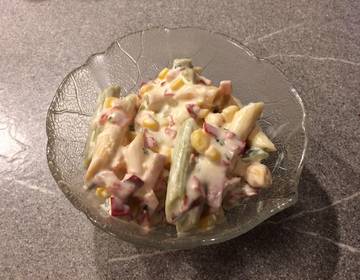 Bunter Nudelsalat Bunter Nudelsalat