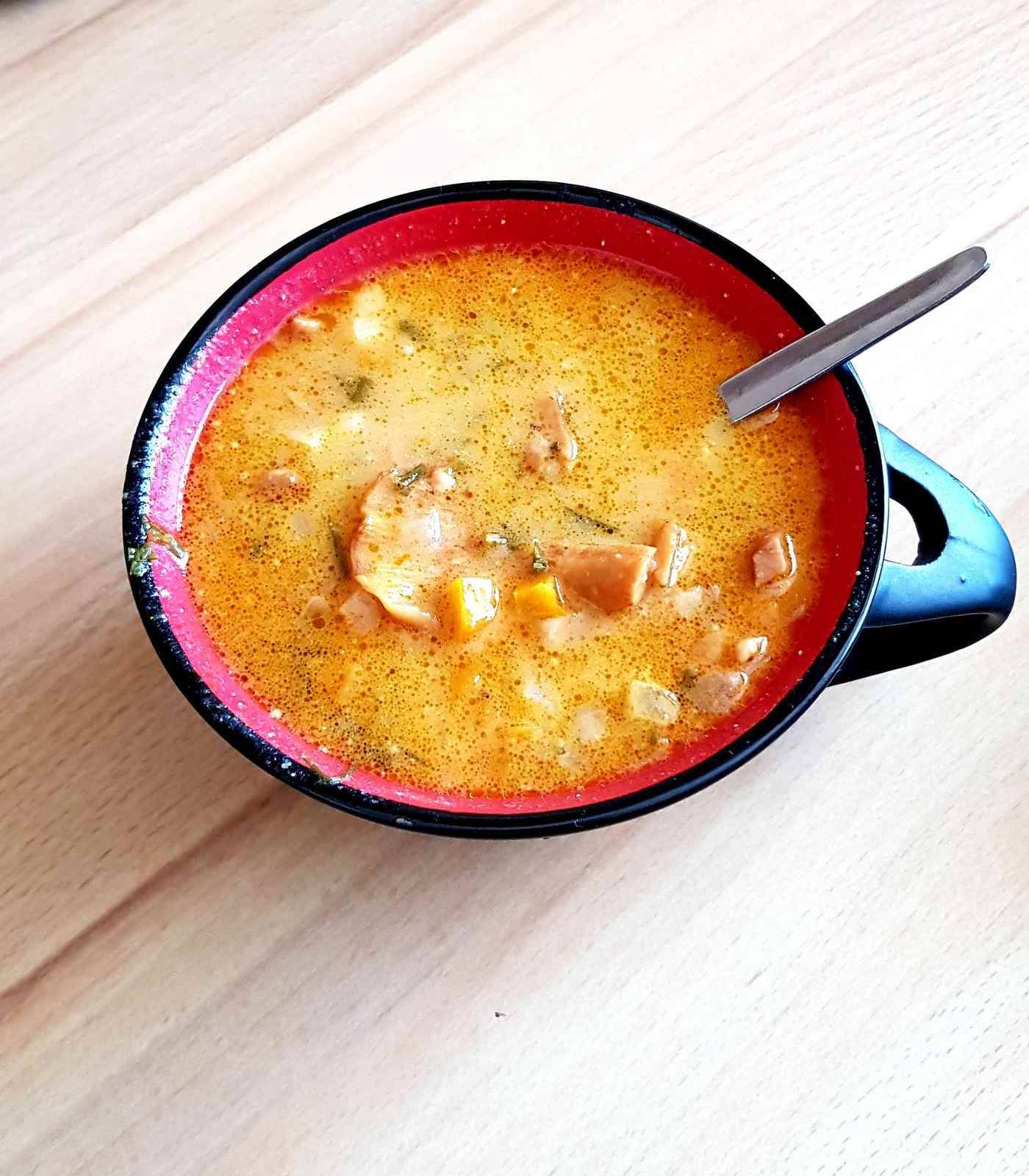 Eierschwammerl-Gemüse-Suppe aus dem Schongarer