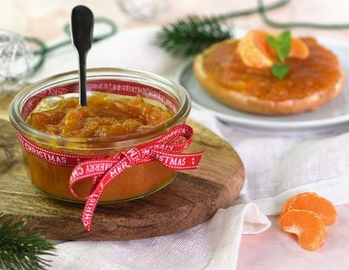 Mandarinenmarmelade mit Granatapfelsaft Rezept