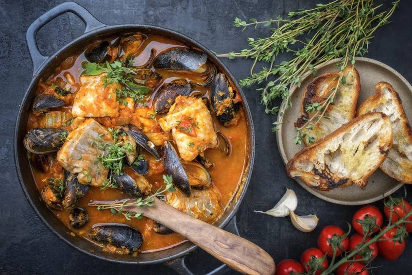 Fischsuppe mit Miesmuscheln Rezept